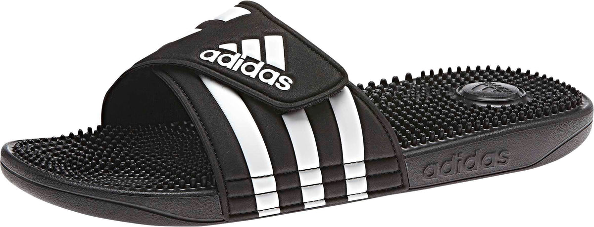 adidas Unisex-Adult Adissage, Core Black/White/Core Black, 13 🍁 All In One Marketplace Canada