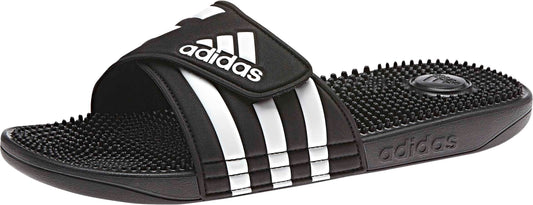 adidas Unisex-Adult Adissage, Core Black/White/Core Black, 10 🍁 All In One Marketplace Canada