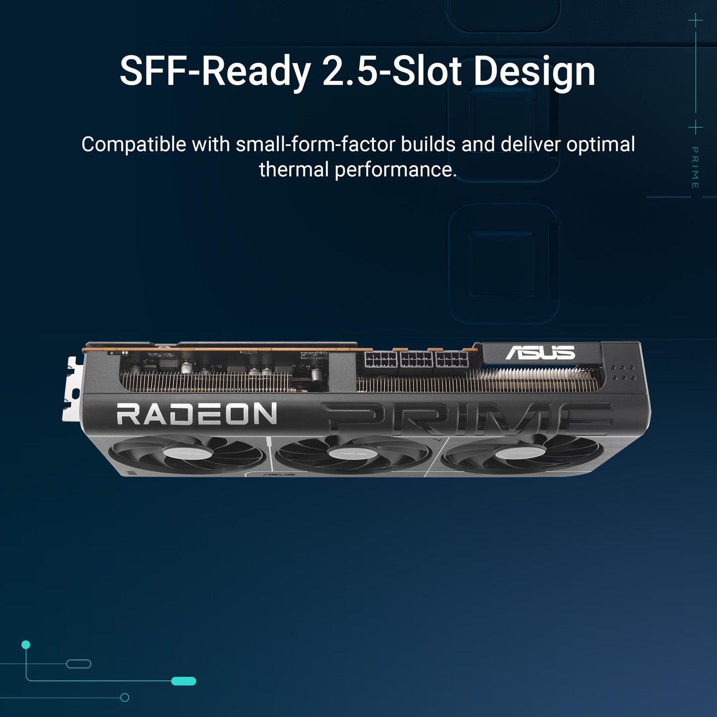 ASUS Prime Radeon™ RX 9070 XT OC Edition Graphics Card (PCIe 5.0, HDMI/DP 2.1, 2.5-Slot Design, axial-tech Fans, Dual Ball Fan Bearings, Dual BIOS, ASUS GPU Guard) 🍁 All In One Marketplace Canada
