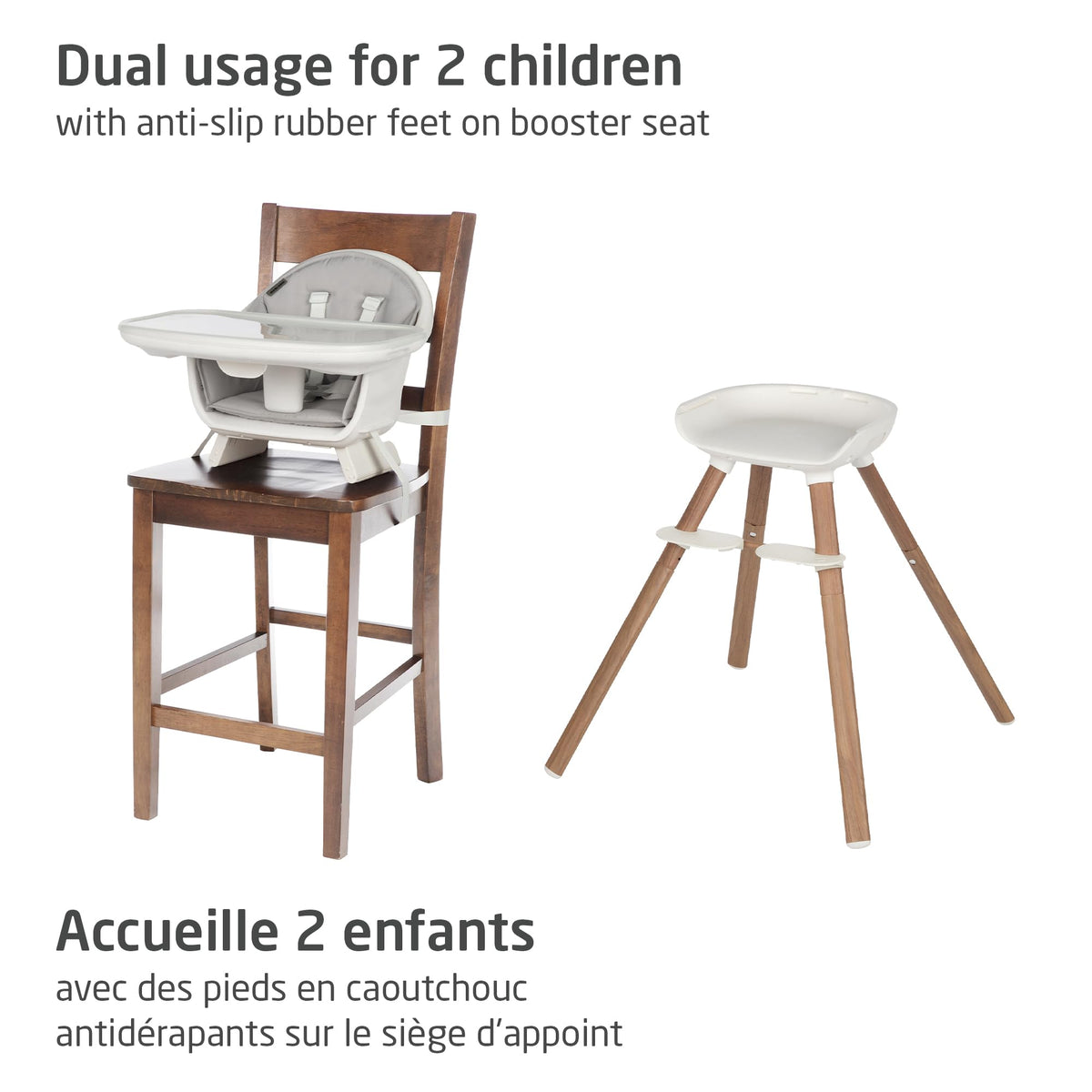Maxi-Cosi Moa 8-in-1 High Chair, removable kitchen booster, converts to stool, table and chair, easy to clean, Horizon Sand 🍁 All In One Marketplace Canada