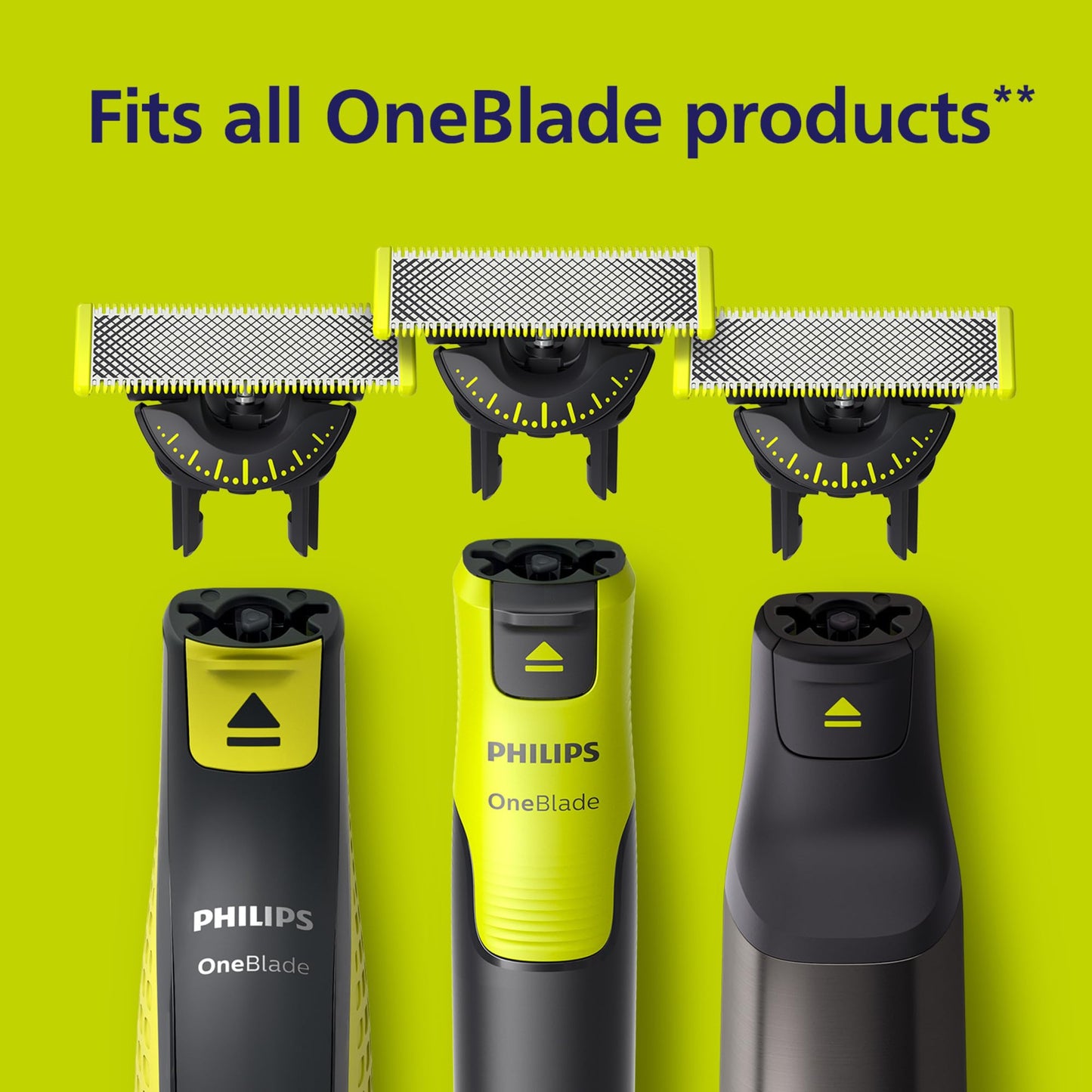 Philips OneBlade 360 Replacement Blade, for OneBlade Electric Shaver and Trimmer, Durable Stainless Steel, Trim, Edge and Shave, Model QP410/50 🍁 All In One Marketplace Canada