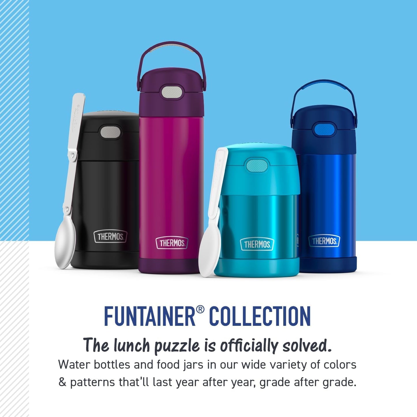 THERMOS FUNTAINER Water Bottle with Straw, 14oz, Paw Patrol Boy 🍁 All In One Marketplace Canada