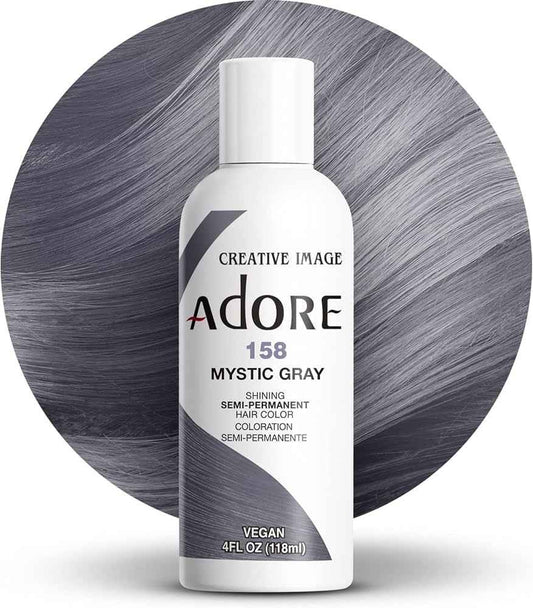 Adore Semi Permanent Hair Color Mystic Gray 158 4 oz