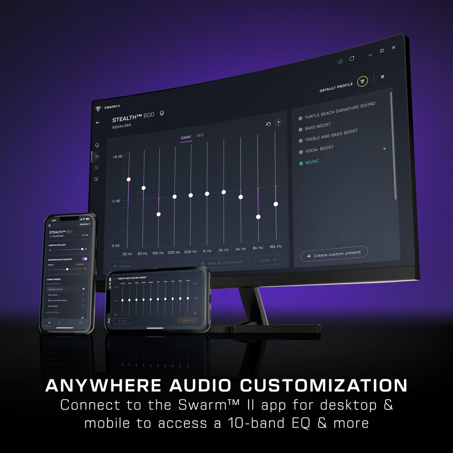 Turtle Beach Stealth 600 Wireless Multiplatform Amplified Gaming Headset for PC, PS5, PS4, & Mobile – Bluetooth, 80-Hr Battery, Noise-Cancelling Flip-to-Mute Mic, Waves 3D Audio –Black 🍁 All In One Marketplace Canada