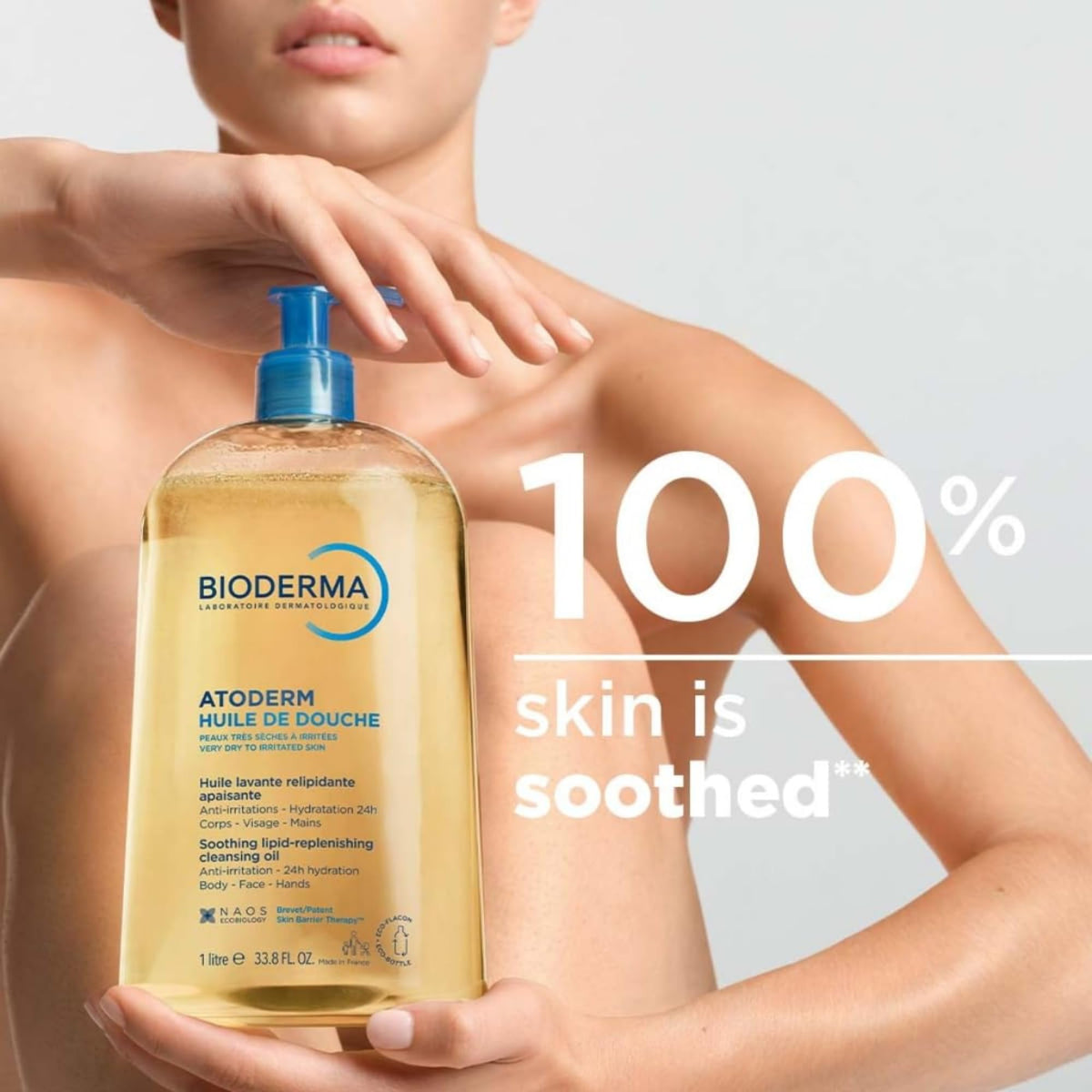 Bioderma Atoderm Shower-Oil, Cleansing-Oil For Face & Body, Nourishing Cleansing Oil For Dry to Atopic Sensitive Skin For Softer & Smooth Skin For Your Whole Family 🍁 All In One Marketplace Canada