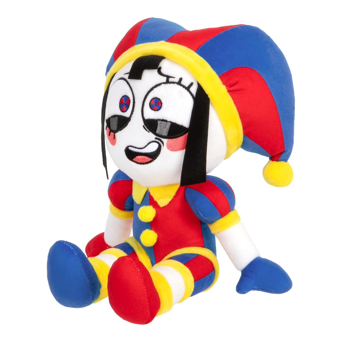 Amazing Digital Circus Large Plush Pomni Figure, 12"/ 30 CM Figure Made with Premium Materials Embroidery, Also Available is The Large Size Plush Caine, Collect Them Both 🍁 All In One Marketplace Canada