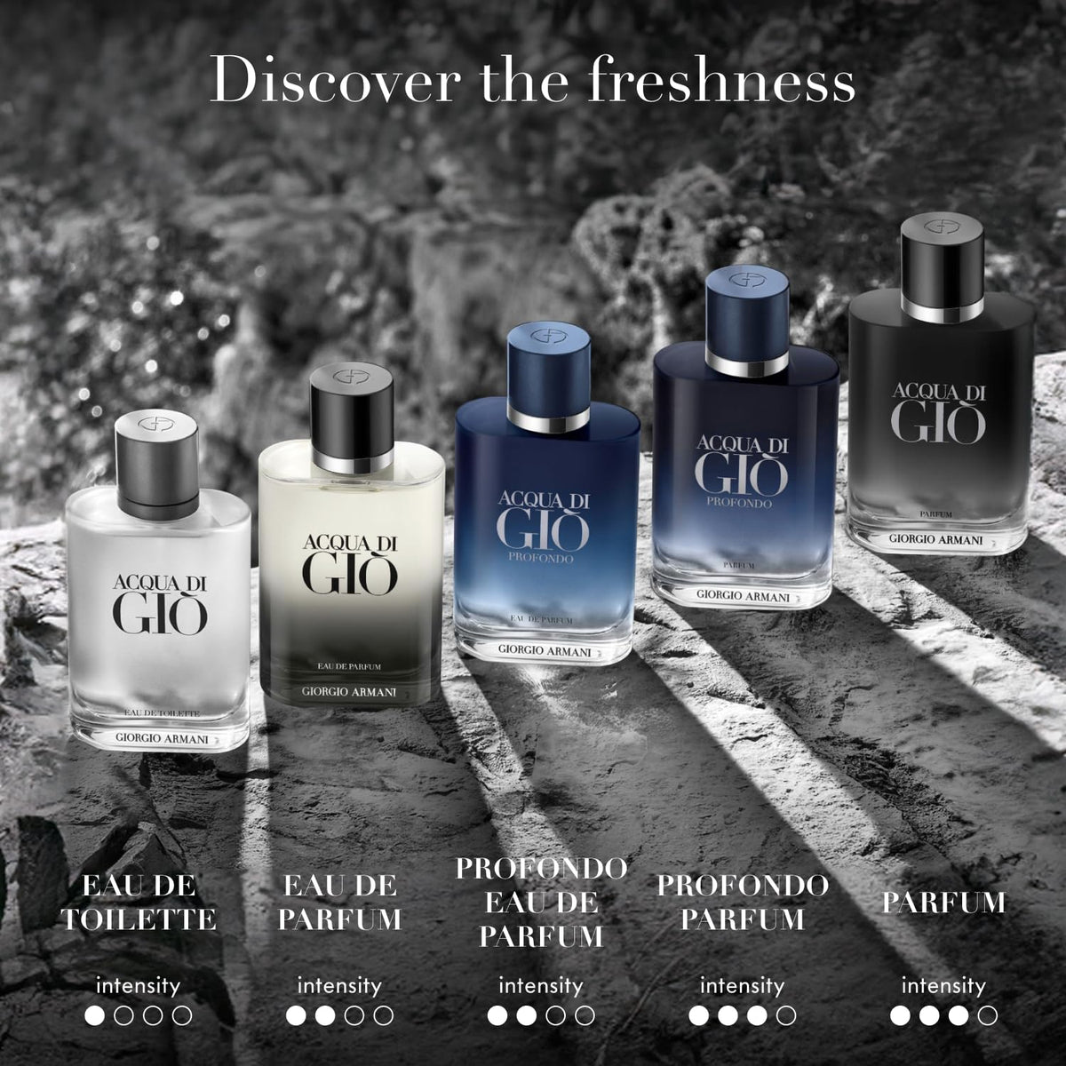 Armani beauty - Acqua di Gio - Eau de Toilette - Cologne for Men - Long Lasting Fragrance with Bergamot notes, Jasmine, White Musks, Patchouli & Cedarwood – 3.3 Fl Oz 🍁 All In One Marketplace Canada