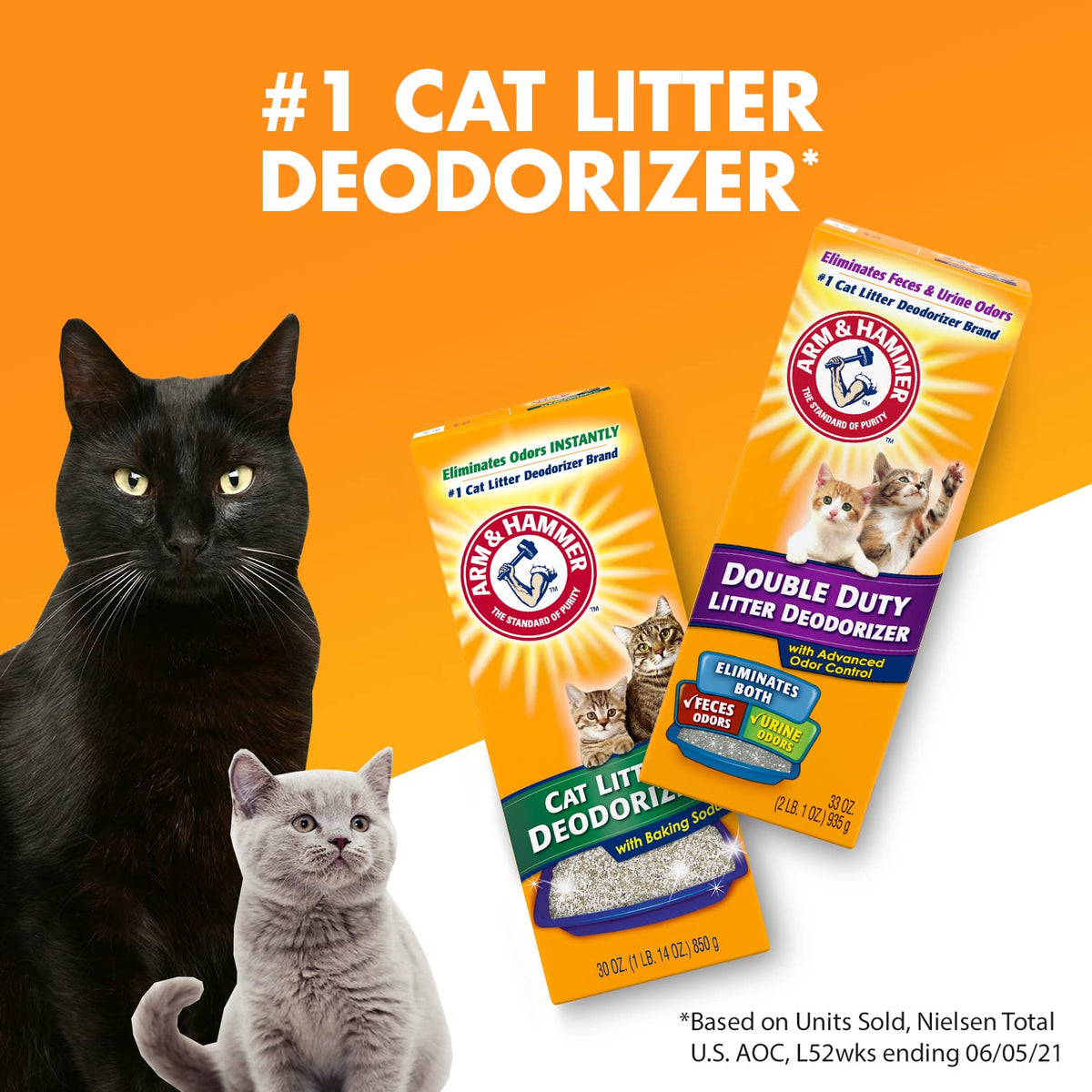 ARM & Hammer Cat Litter Deodorizer Double Duty, 20 oz, 6 Pack 🍁 All In One Marketplace Canada
