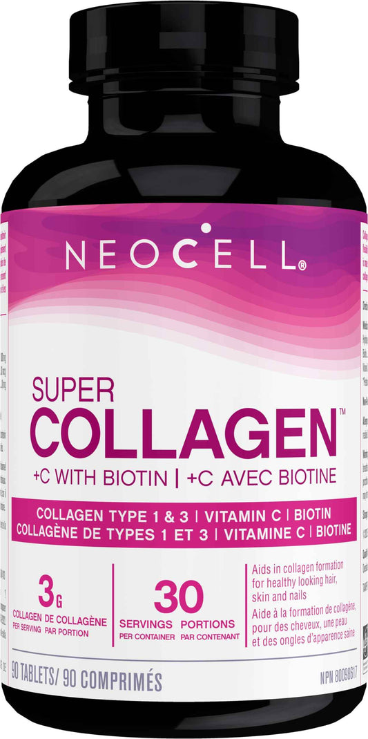 NeoCell Super Collagen Vitamin C and Biotin | 90 Tablets 🍁 All In One Marketplace Canada