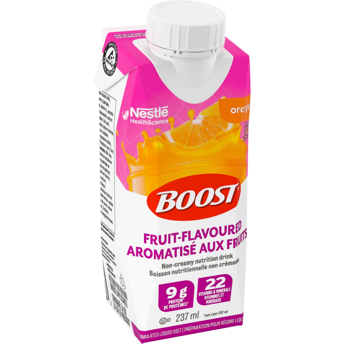 Boost Fruit Flavoured Drink Orange, 237ml, 24 count 🍁 All In One Marketplace Canada