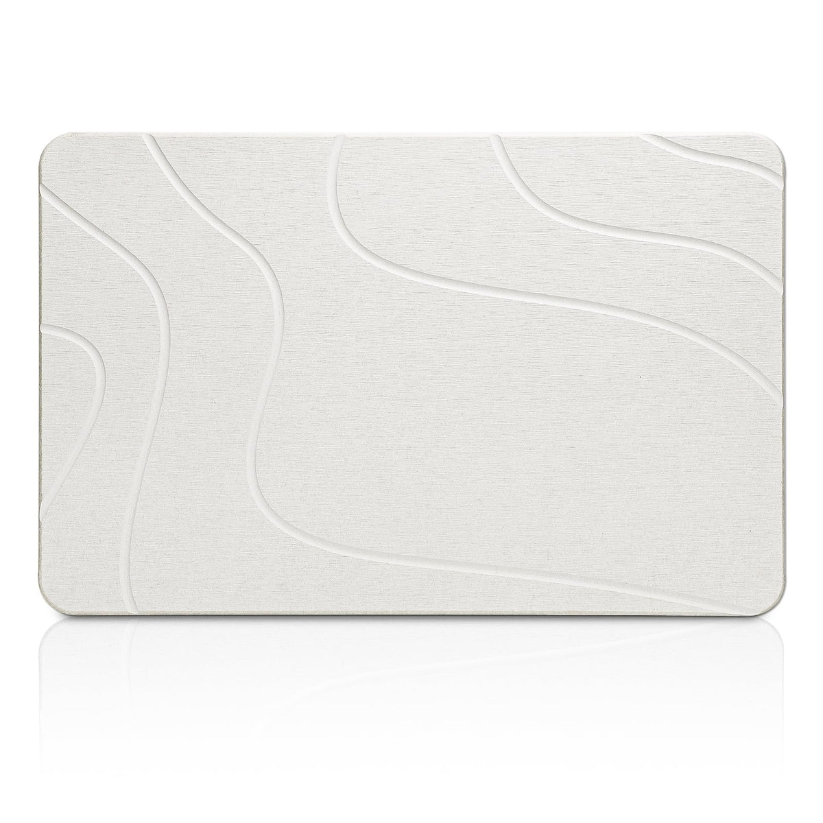Ceecysaa 60 x 39cm Stone Bath Mat, Diatomaceous Earth Quick Dry Non Slip, White 🍁 All In One Marketplace Canada