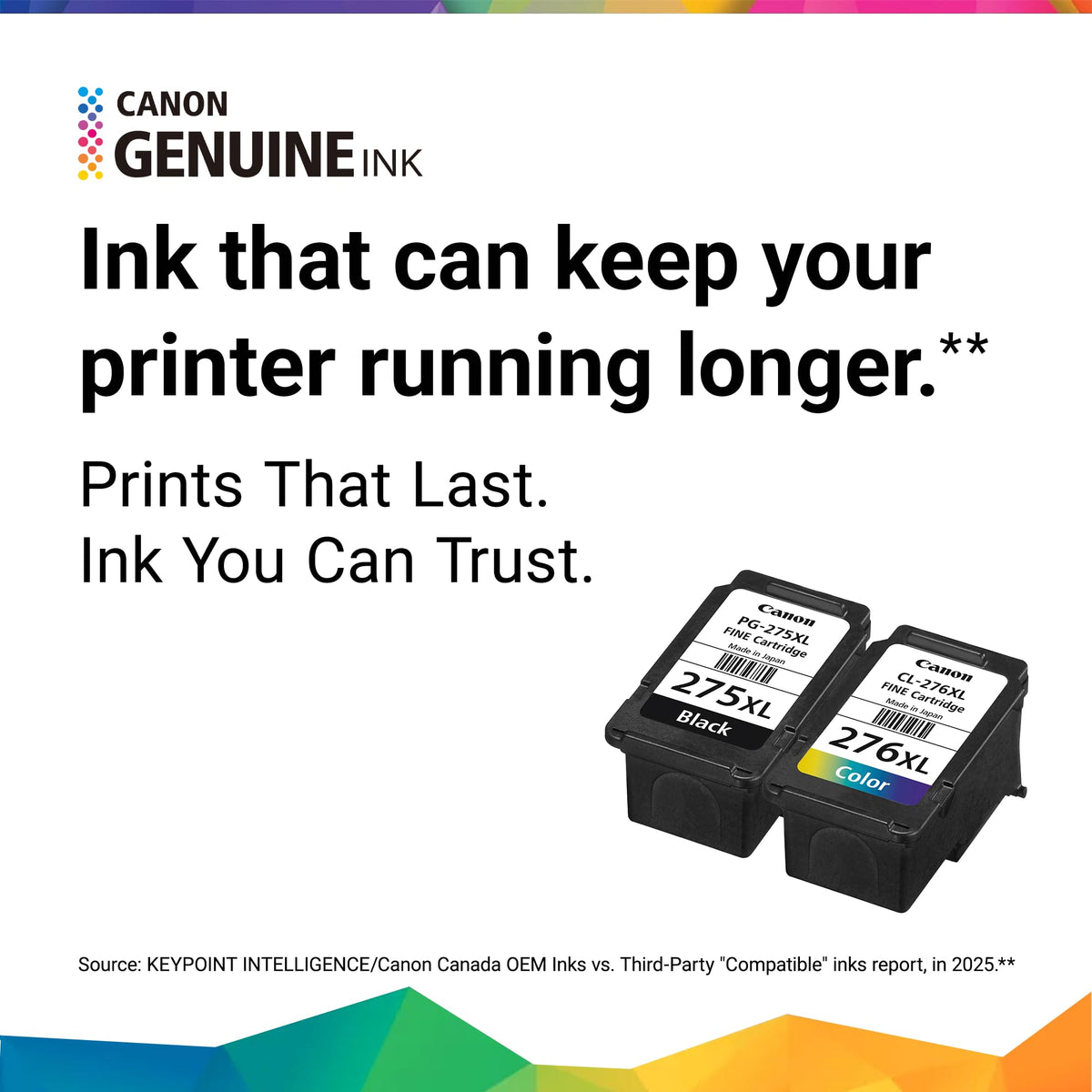 Canon Genuine Ink Cartridge PG-275XL Black, High-Yield (1 Count), Original Canon Printer Ink for PIXMA TR4720 / TS3720 / TS3520 Series Printers 🍁 All In One Marketplace Canada