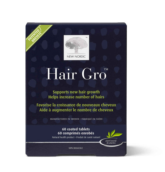 New Nordic Hair Gro, Hair Growth Tablets, Biotin, 60 Tablets, 30 Day Supply 🍁 All In One Marketplace Canada