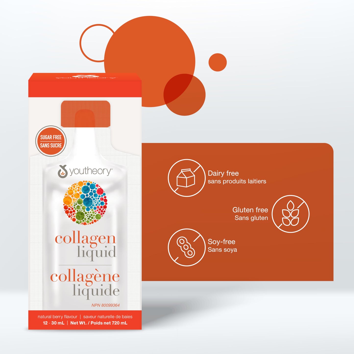 Youtheory Collagen Liquid Natural Berry Flavour, 12 Single Serving Packets, Hydrolyzed Collagen. Supports Hair, Skin, and Nails. Helps Reduce Fine Lines and Eye Wrinkles in 28 Days 🍁 All In One Marketplace Canada