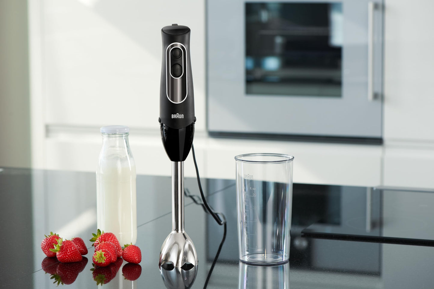 Braun MQ505 Immersion Hand Blender w/Whisk & Beaker, Dual Speed, 350W 🍁 All In One Marketplace Canada