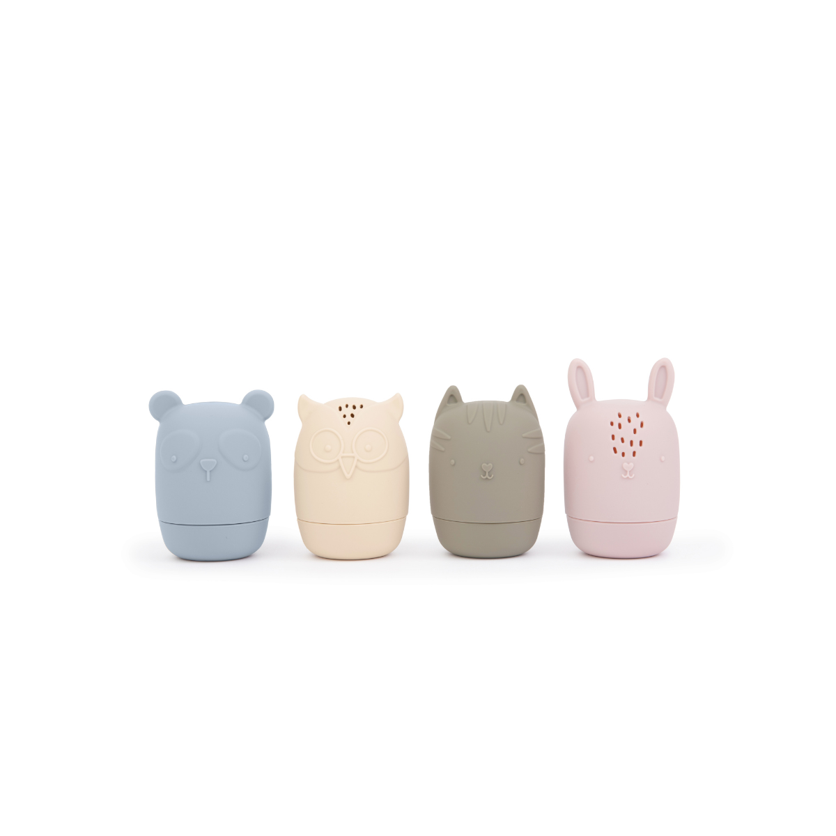 bug + bean kids - Bath Buddies Silicone Mold-Free Bath Toys - Ages 0+