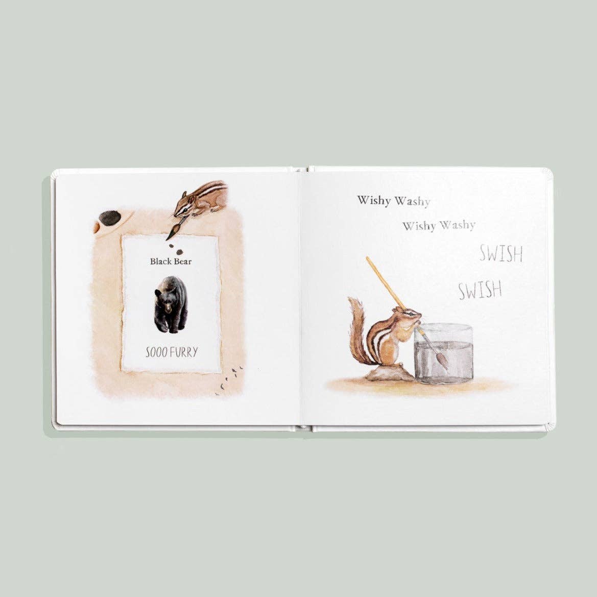 Paige Tate & Co. - Wishy Washy: A Board Book of First Words and Colors - Ages 0–24 Months