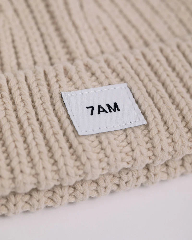 Chunky Beanie | Sand | 7am