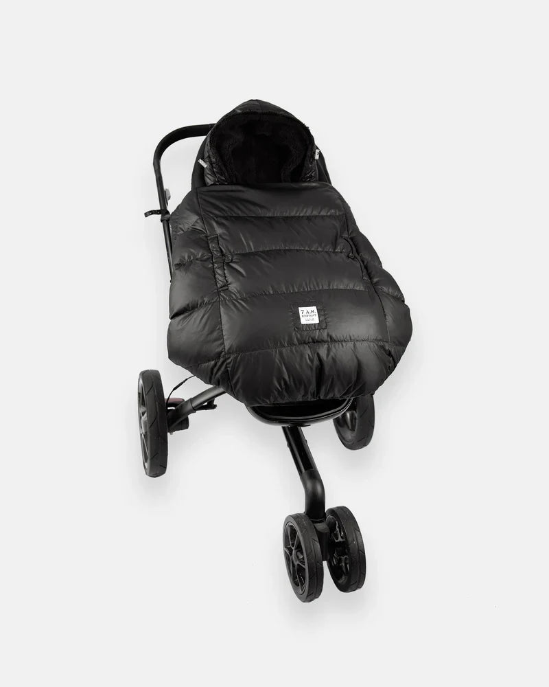 K-Poncho - Plush | 7am Enfant |  Heavy Weight Black