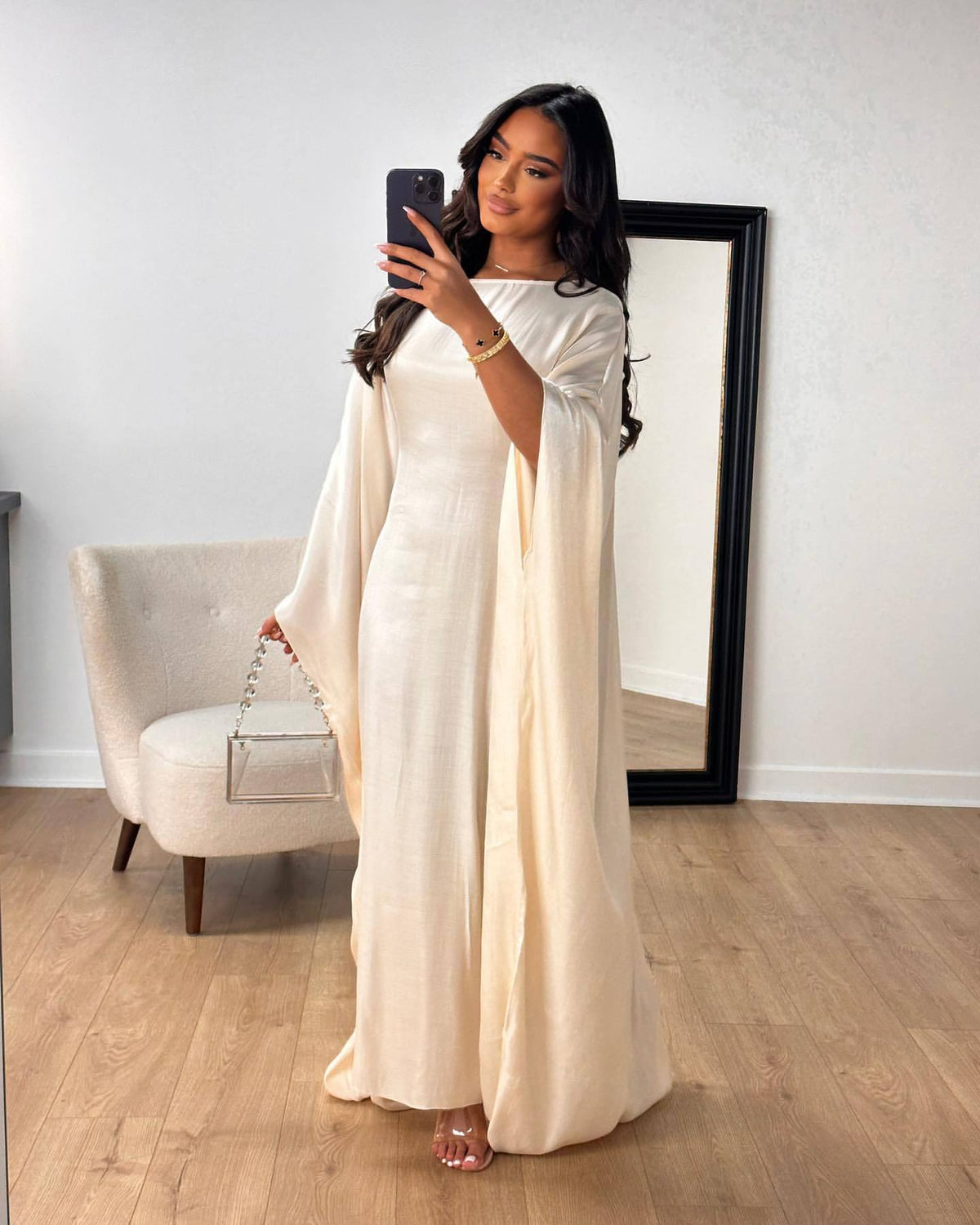 Women's Glitter Party Dress Robe – Elegant Long Evening Dress LR770