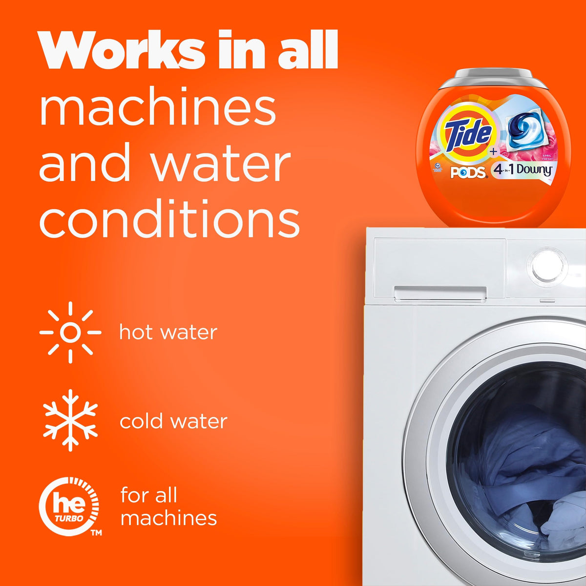 Tide PODS Laundry Detergent soap with a touch of Downy 4-in-1 Detergent, Stain Remover, Freshness, Softness, Fabric Protecter, HE Compaible, 85 Count 🍁 All In One Marketplace Canada