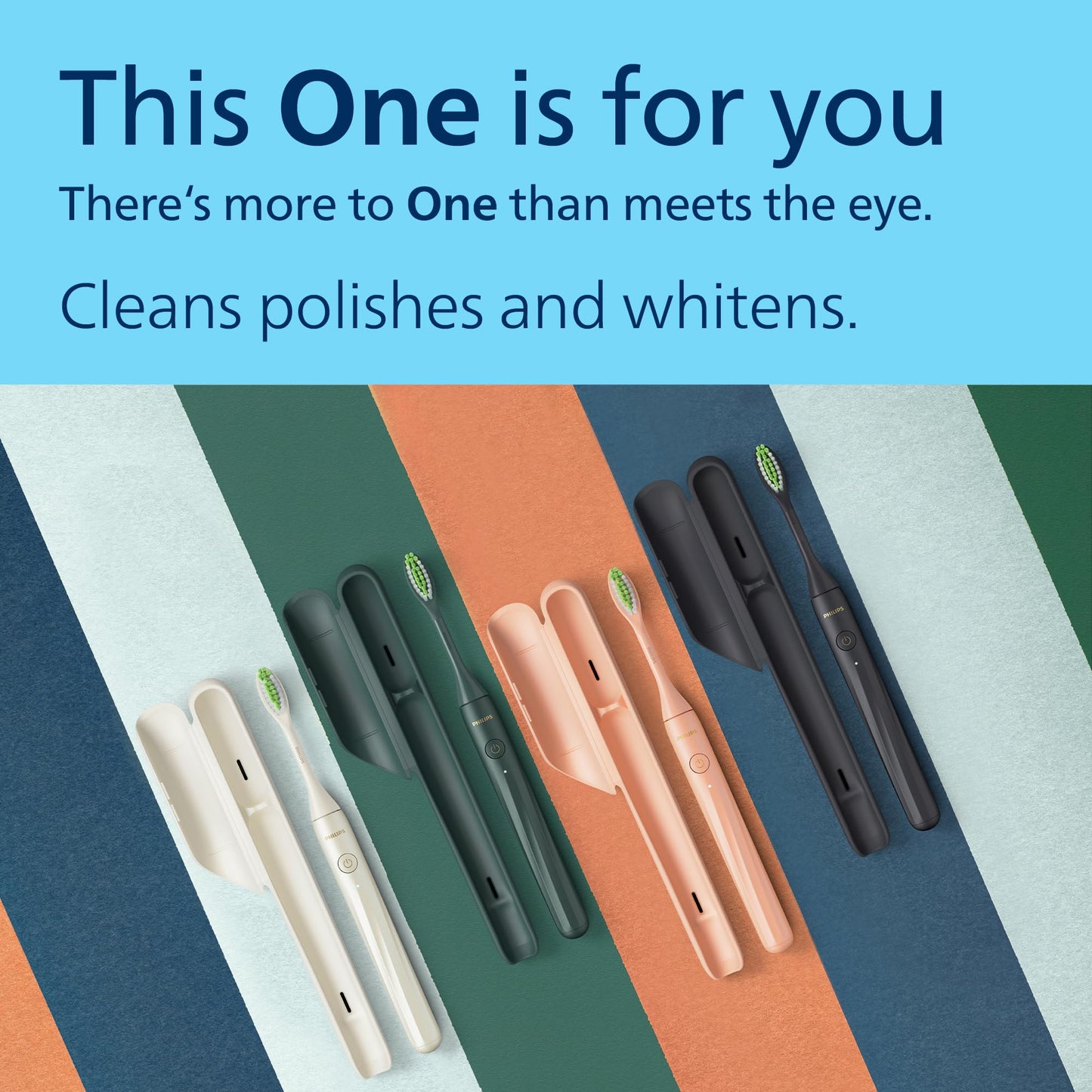 Philips One by Sonicare Rechargeable Toothbrush, 1 Brush Head, Green 🍁 All In One Marketplace Canada
