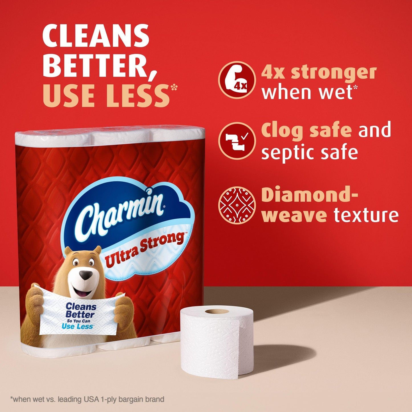 Charmin Toilet Paper Ultra Strong, 18 Mega Rolls = 72 Regular Rolls 🍁 All In One Marketplace Canada