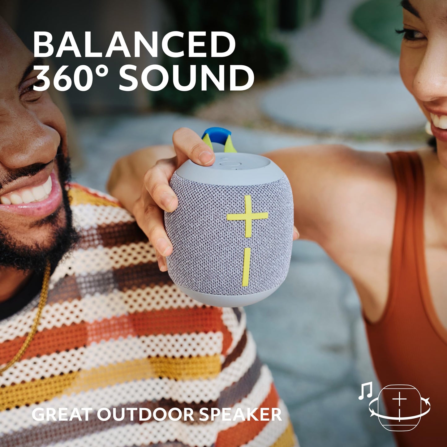 Ultimate Ears WONDERBOOM 4 Portable Waterproof Bluetooth Speaker with Big Bass and 360-Degree Sound, Dustproof Floating Speaker with 131ft (40m) Range - Gray 🍁 All In One Marketplace Canada
