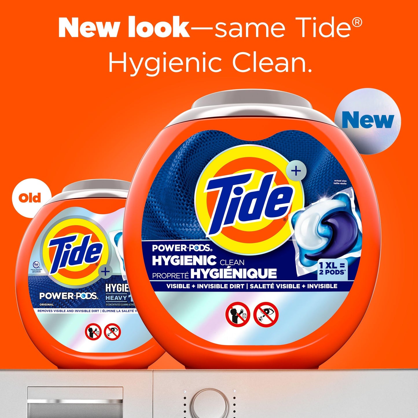 Tide Hygienic Clean Power PODS Laundry Detergent Pacs Original Scent Removes Visible and Invisible Dirt, 45 Count 🍁 All In One Marketplace Canada