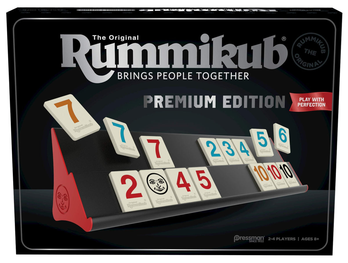 Rummikub Premium Edition - Features Racks - Large Number Engraved Tiles and a Storage Bag for the Ultimate Rummikub Experience 🍁 All In One Marketplace Canada