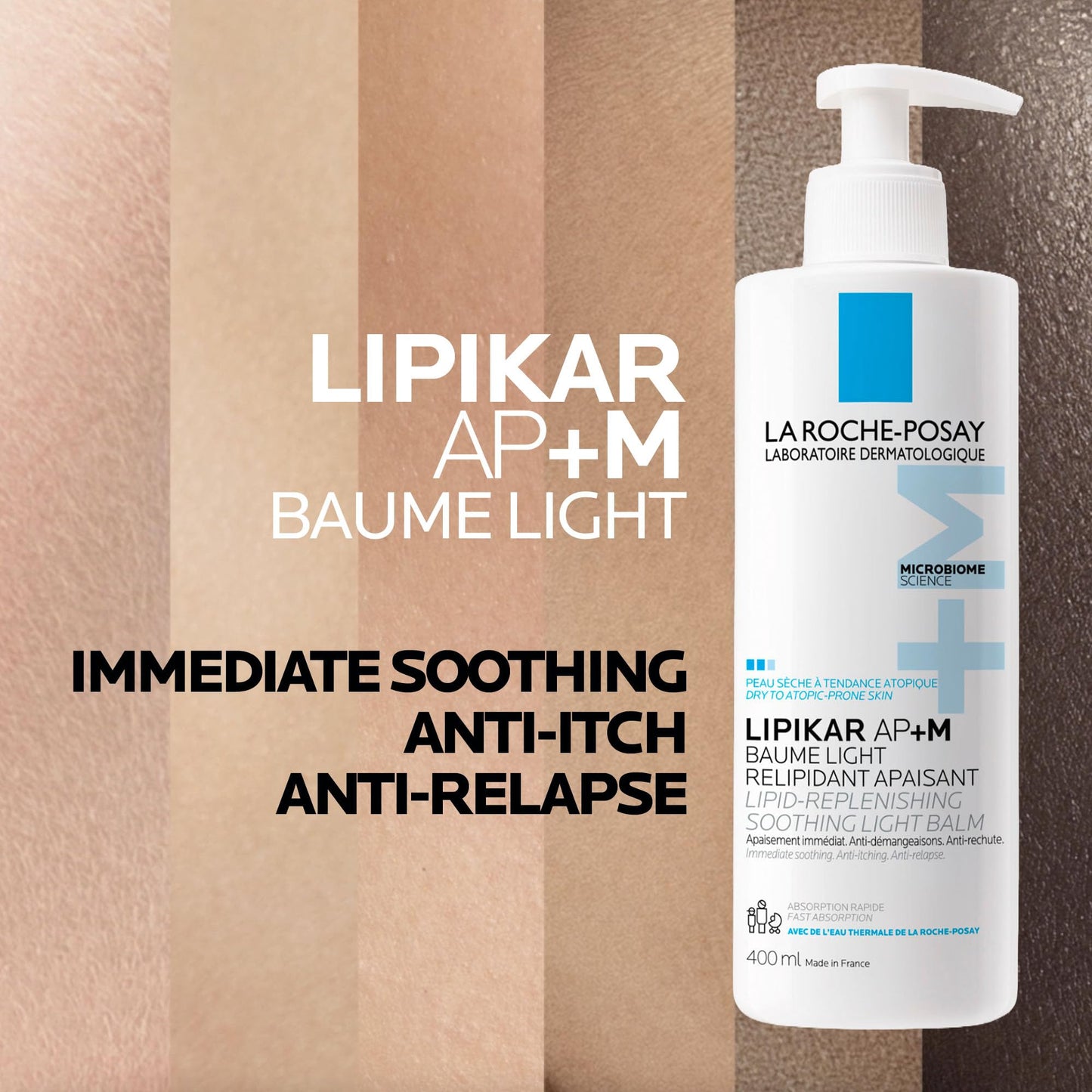 La Roche Posay Lipikar Baume Light AP+M, Body Lotion for Dry Skin, Lightweight Moisturizer with Shea Butter & Niacinamide for Body, Face & Hands, Fragrance Free, Recommended by Dermatologists, 400mL 🍁 All In One Marketplace Canada