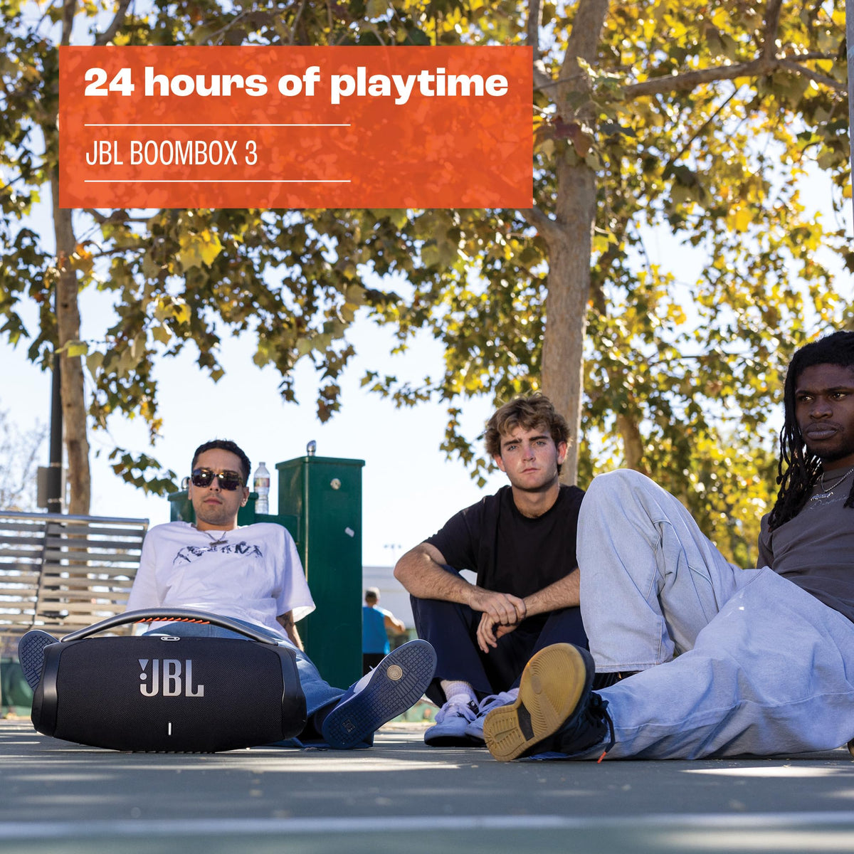 JBL Boombox 3 - Portable Bluetooth Speaker, Powerful Sound and Monstrous bass, IPX7 Waterproof, 24 Hours of Playtime, powerbank, JBL PartyBoost for Speaker Pairing, and eco-Friendly Packaging (Black) 🍁 All In One Marketplace Canada