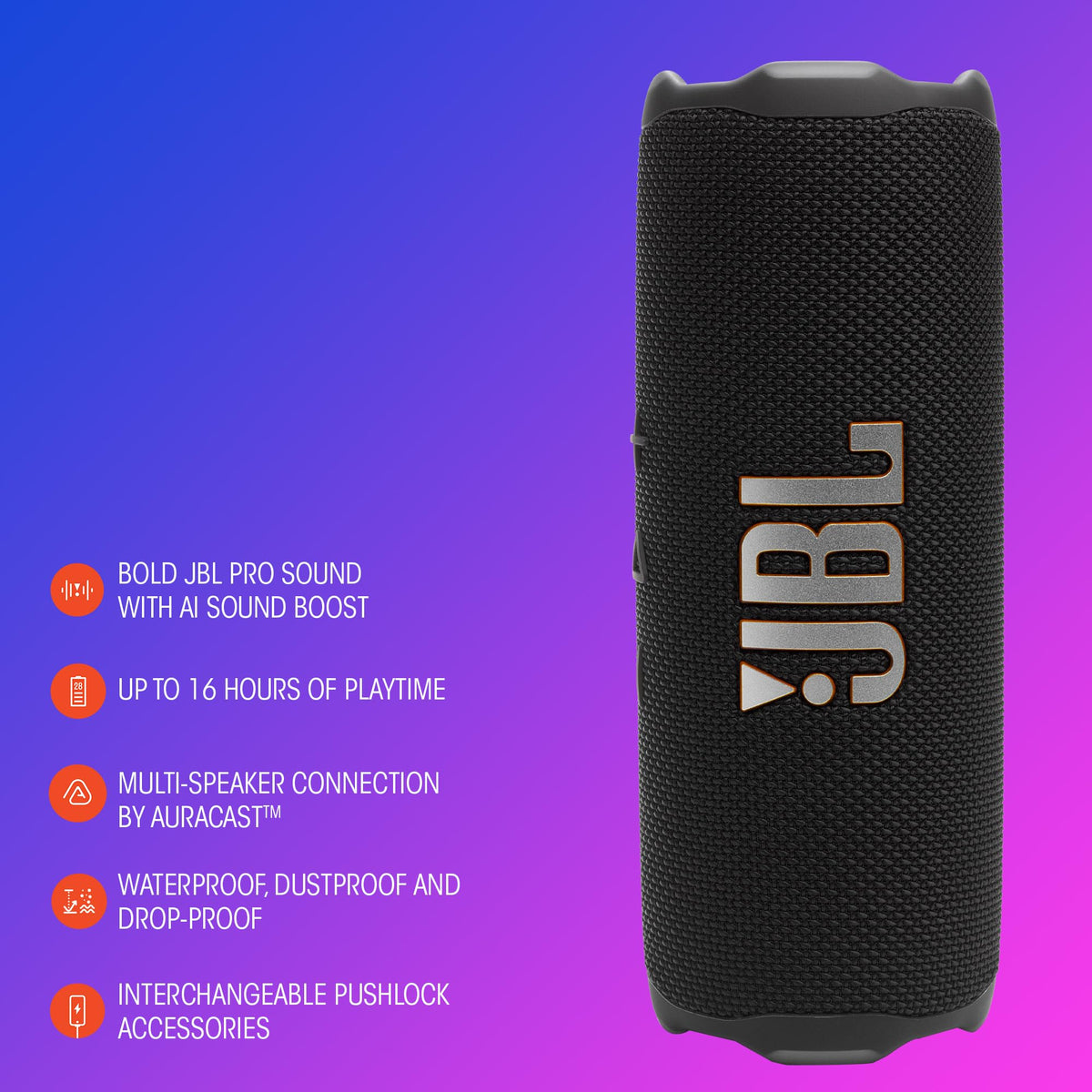 JBL Flip 7 - Portable Waterproof and Drop-Proof Speaker - Pink 🍁 All In One Marketplace Canada