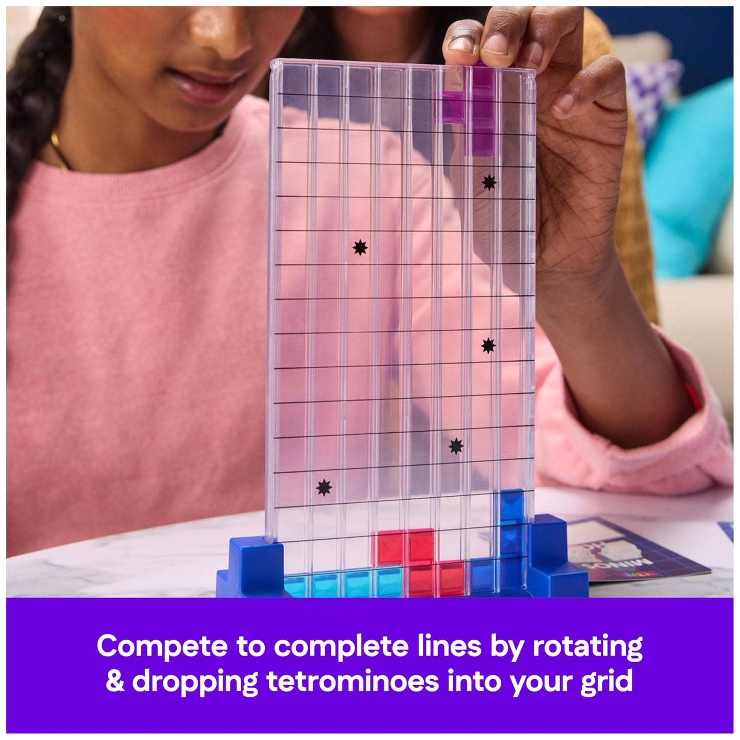 Spin Master Games, Tetris: The Board Game, Play the Classic Puzzle Game Tetris in Real Life, Multiplayer Head-to-Head Puzzle Challenge, 2-4 Players, for Ages 8 & Up 🍁 All In One Marketplace Canada