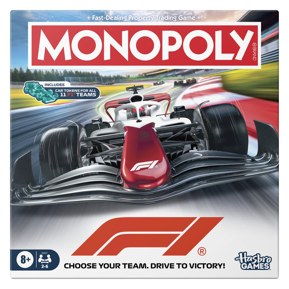 Monopoly F1 Edition Board Game | Officially Licensed Formula 1 Game | Family Games for Kids, Teens and Adults | 2-6 Players | 45 Mins. | Ages 8+ (English) 🍁 All In One Marketplace Canada