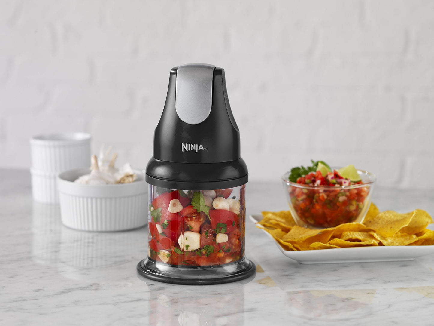 Ninja NJ100C, Express Chop For Chopping, Mincing, and Pureeing, Black, 200W (Canadian Version) 16oz 🍁 All In One Marketplace Canada