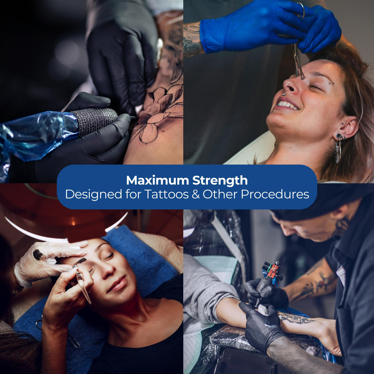 Numbskin 5% Lidocaine Numbing Cream – Fast-Acting Topical Anesthetic for Temporary Pain Relief – Commonly Used Before Tattoo, Microneedling, Waxing & Piercing – With Vitamin E – 2 oz (56 g) 🍁 All In One Marketplace Canada