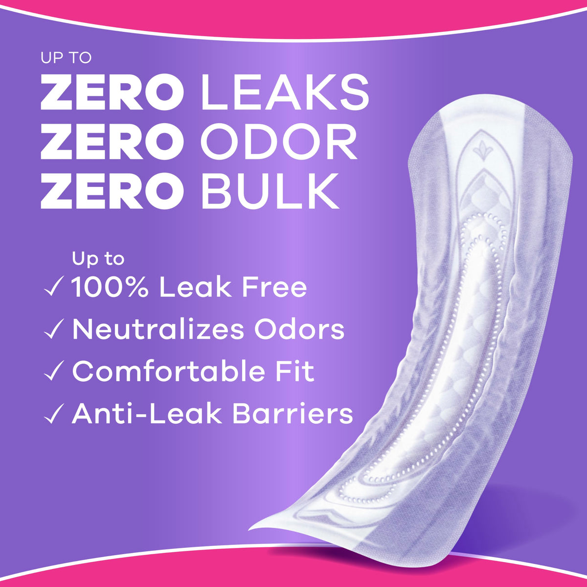 Always Discreet Adult Incontinence Pads for Women, Ultra Absorbency, Long Length, Postpartum Pads, 104 Count 🍁 All In One Marketplace Canada