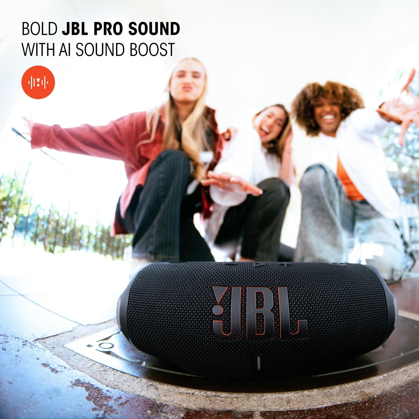 JBL Charge 6 - Portable Waterproof & Drop-Proof Bluetooth Speaker, Bold Pro Sound with AI Sound Boost, 28Hrs of Playtime, Built-in powerbank & Comes with a Sturdy/Removable Carrying Strap (Purple) 🍁 All In One Marketplace Canada