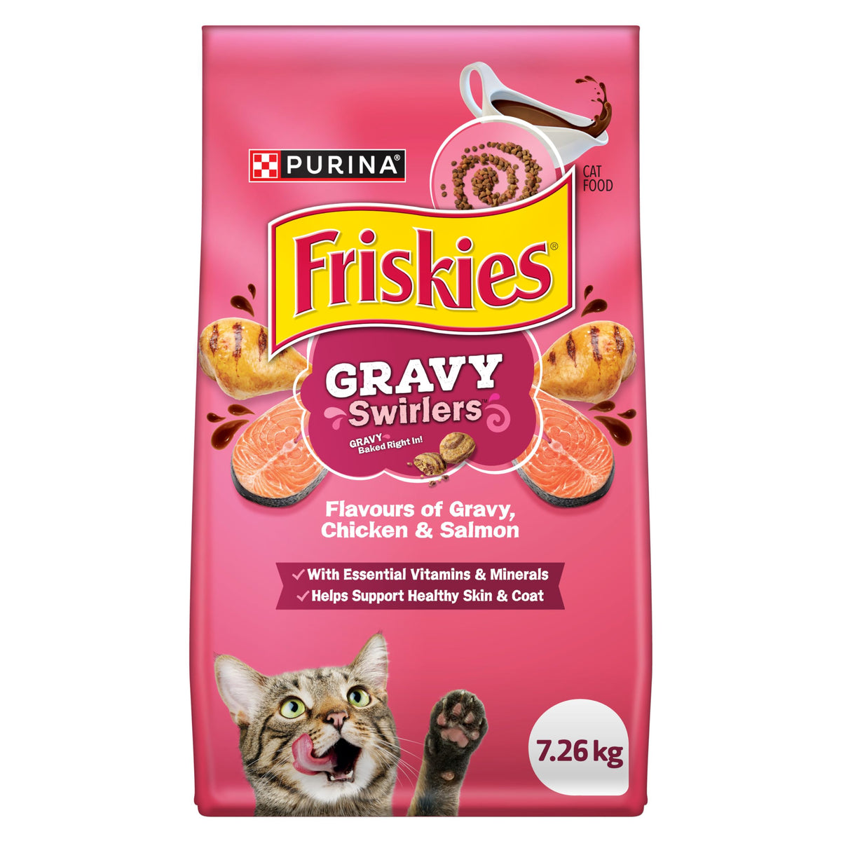 Friskies Gravy Swirlers Dry Cat Food - 7.26 kg Bag 🍁 All In One Marketplace Canada