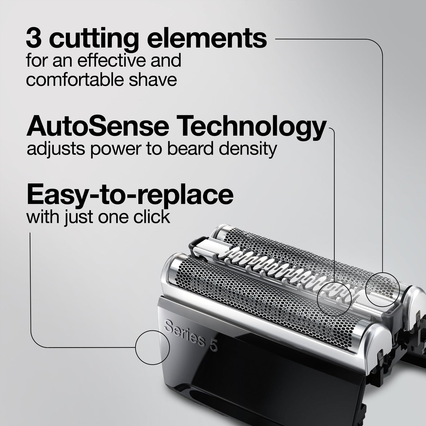 Braun Series 5 52S Electric Shaver Head Replacement Cassette – Silver 🍁 All In One Marketplace Canada