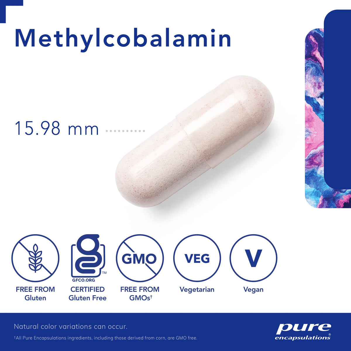 Pure Encapsulations Methylcobalamin 1,000 mcg - Vitamin B12 Supplement - Premium Vitamin B12 Capsules - 60 Capsules 🍁 All In One Marketplace Canada