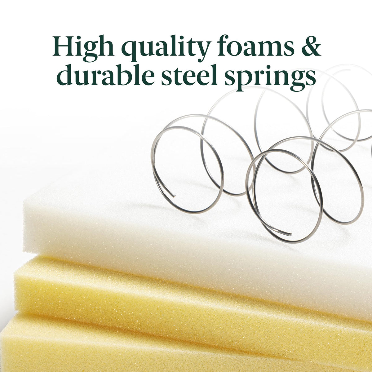 Zinus 8 Inch Spring Sensation Hybrid Mattress [New Version], Twin XL, Fiberglass Free, Medium Firmness, Durable Support, Certified Safe Foams & Fabric, Mattress in A Box 🍁 All In One Marketplace Canada