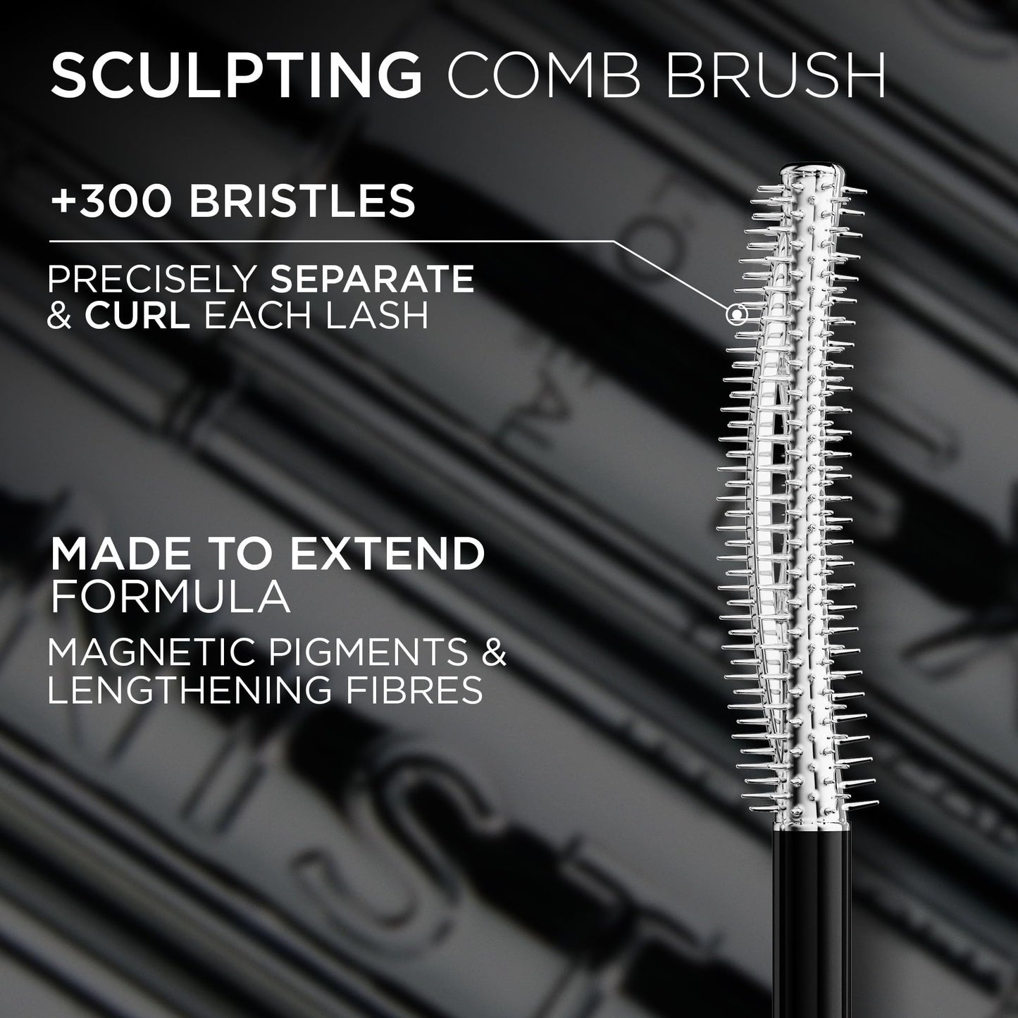 L’Oréal Paris Extensionist Mascara, Lengthening Mascara, Extension-like Length & Volume, For Sensitive Eyes, Clump-Free, True Brown WSH, 9.9 mL 🍁 All In One Marketplace Canada