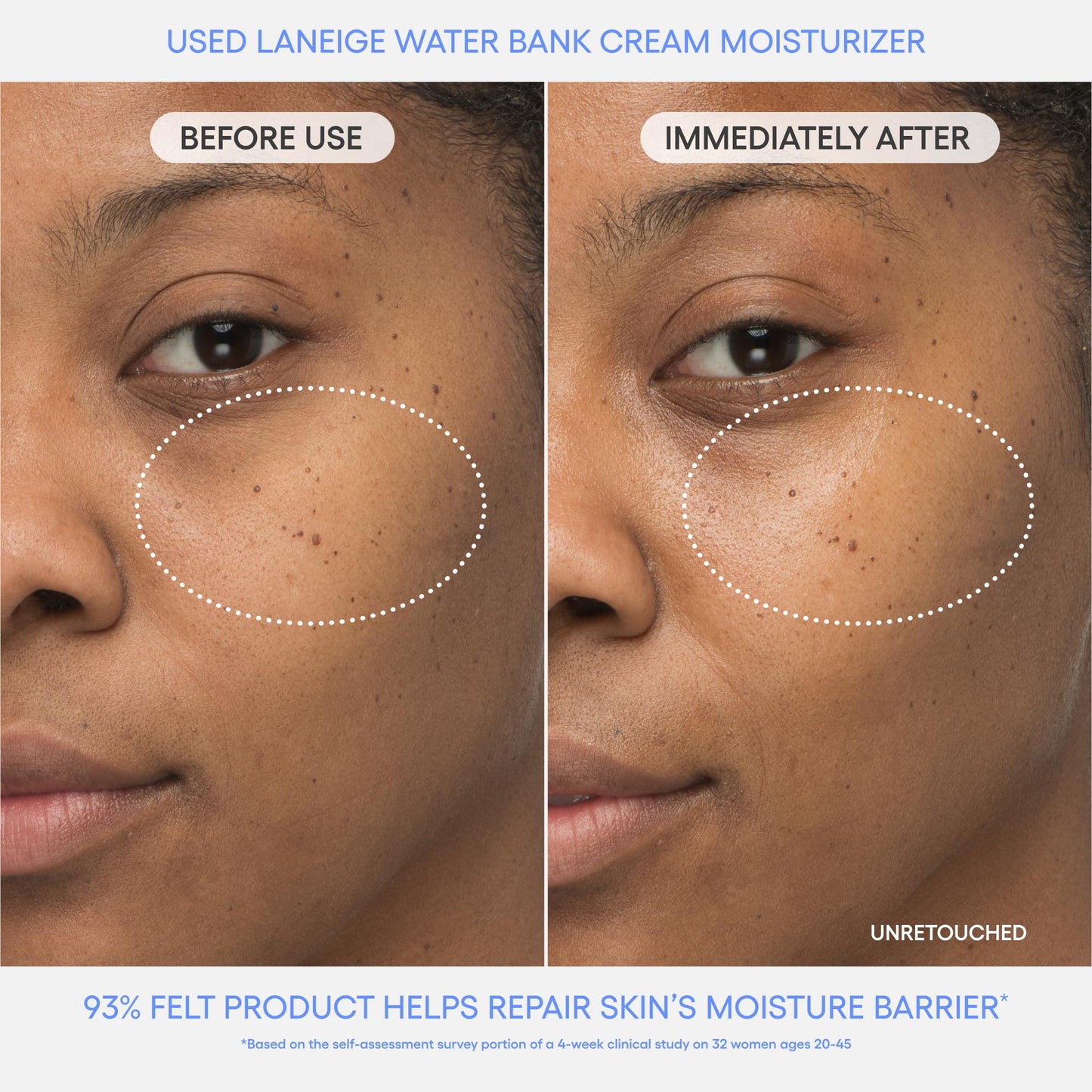 LANEIGE Water Bank Blue Hyaluronic Cream Moisturizer: Hydrating Korean Face Cream with Squalane & Ceramide for Skin Barrier Support, Dermatologist-Tested 🍁 All In One Marketplace Canada
