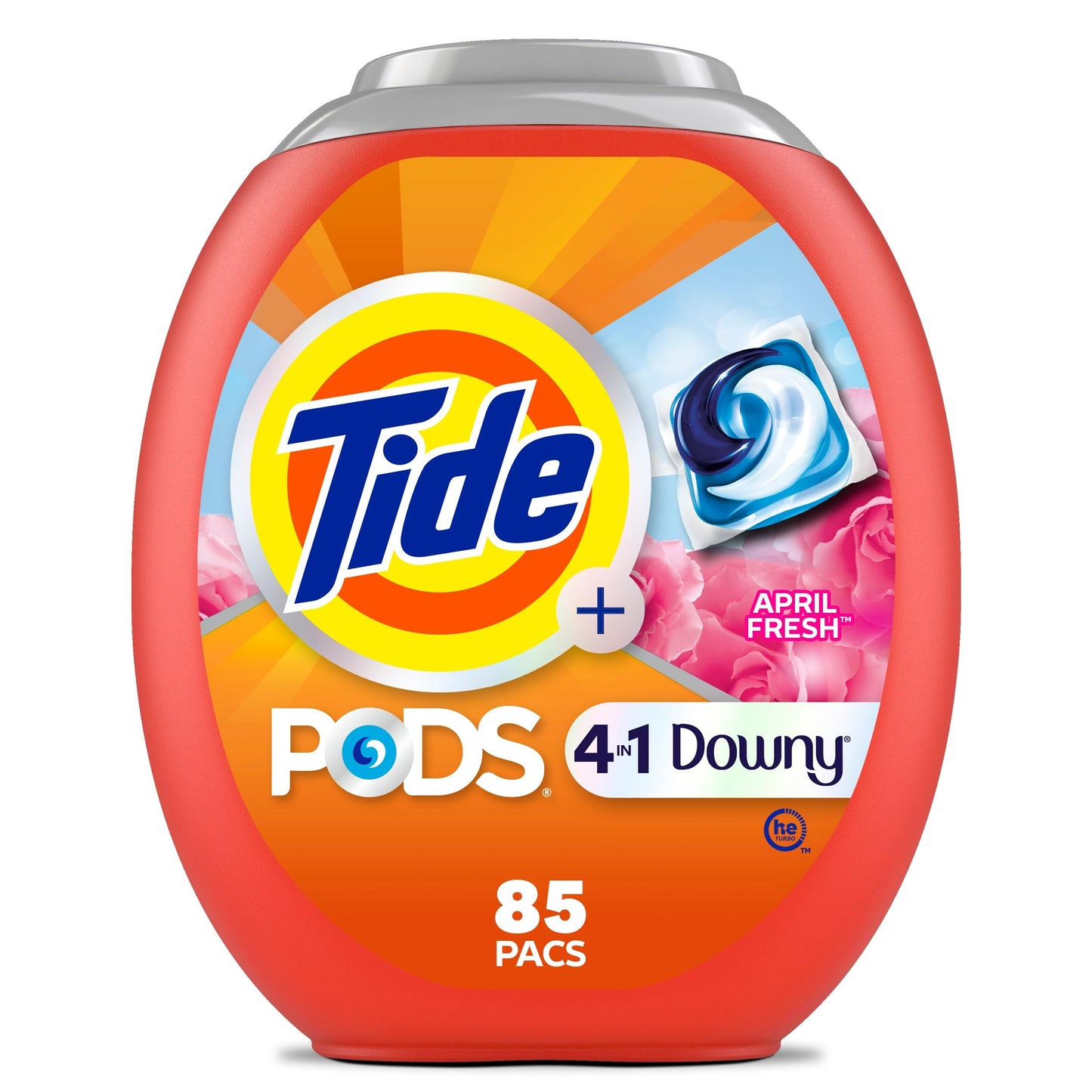 Tide PODS Laundry Detergent soap with a touch of Downy 4-in-1 Detergent, Stain Remover, Freshness, Softness, Fabric Protecter, HE Compaible, 85 Count 🍁 All In One Marketplace Canada