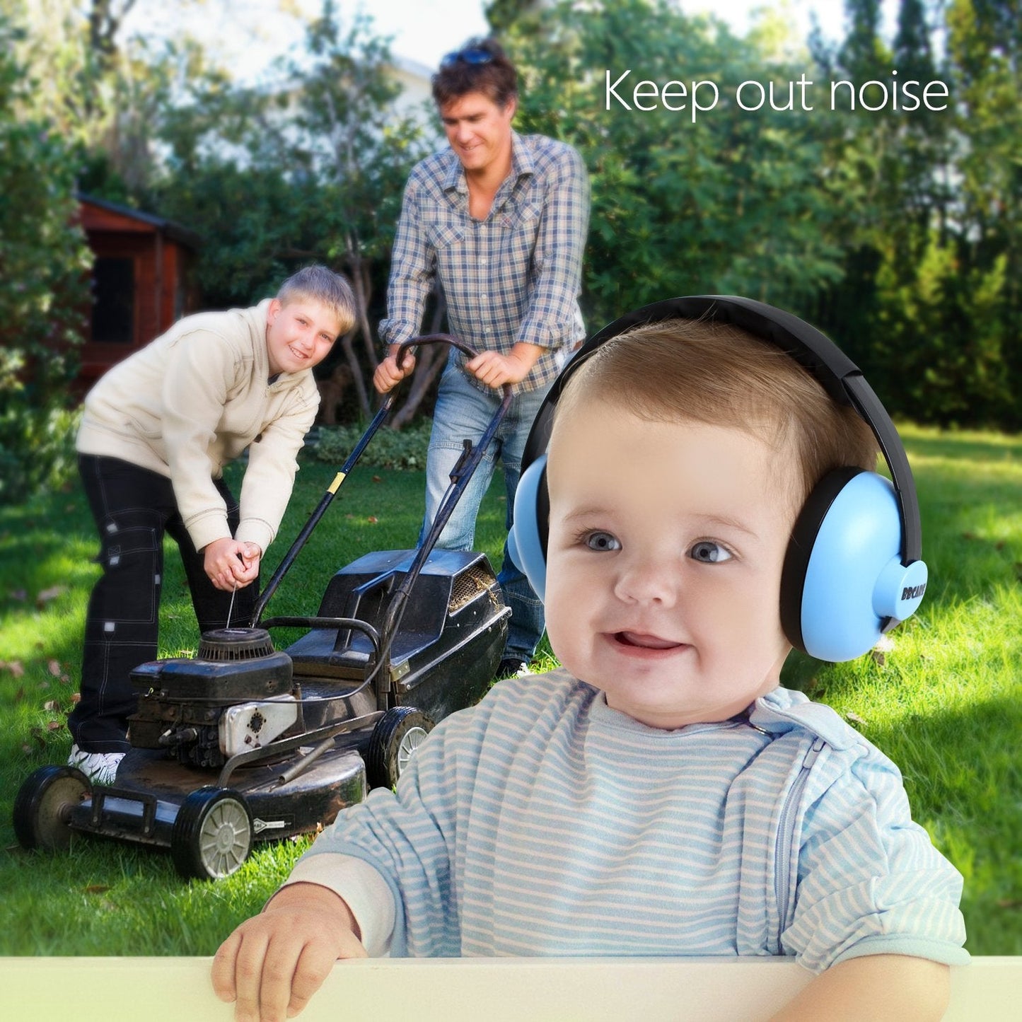 BBTKCARE Baby Ear Protection Noise Cancelling HeadPhones for Babies for 3 Months to 3 Years (Blue) 🍁 All In One Marketplace Canada