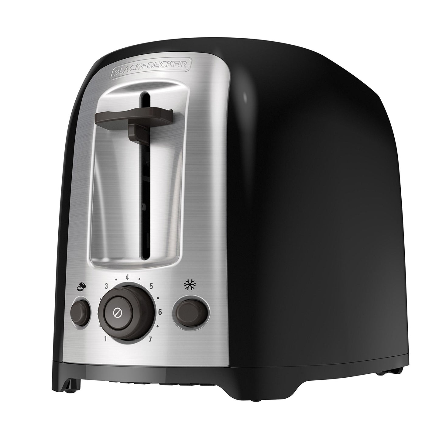 BLACK+DECKER 2-Slice Extra Wide Slot Toaster, Classic Oval, Black with Stainless Steel Accents, TR1278B 🍁 All In One Marketplace Canada