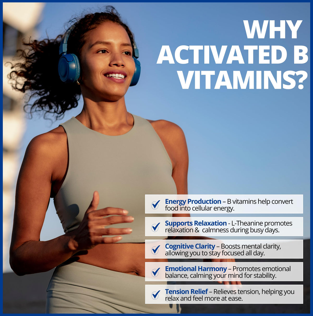 CanPrev Synergy B Complex 60 V-Caps 30-Day Supply - Vitamin B Supplement with L-Theanine 200mg - Complete B Complex Optimized with L-5-MTHF Activated Folate & Spirulina - Vegan, Non-GMO & Gluten-Free 🍁 All In One Marketplace Canada