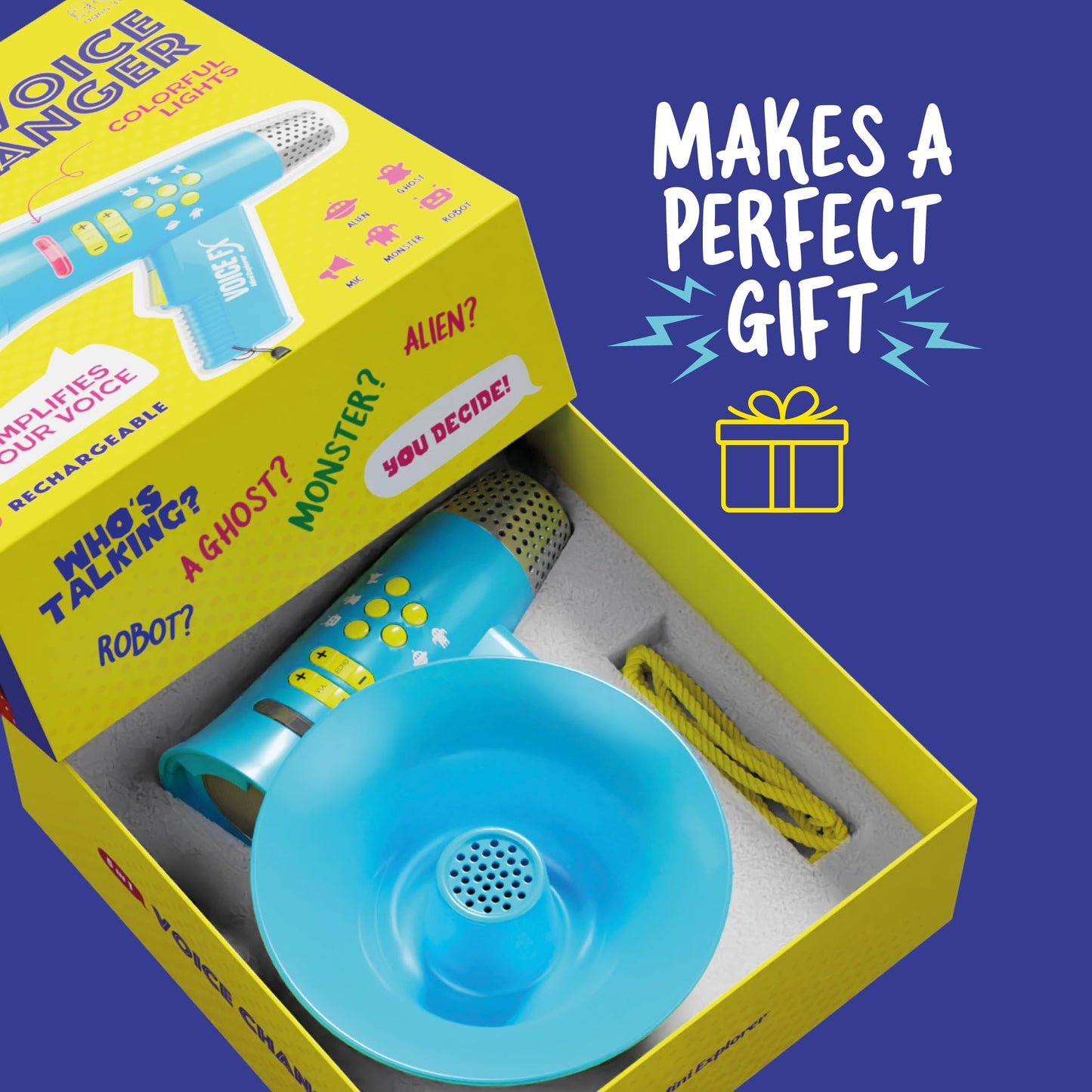 Voice Changer for Kids - Voice Changing Device for Boys & Girls Ages 3-8+ Olds - Birthday Easter Gifts for 3, 4, 5, 7, 8 Year Old Boy - Cool Outdoor Toys Gift Ideas for Kid, Toddler 🍁 All In One Marketplace Canada